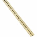National Steel 1-1/16 In. x 48 In. Bright Brass Continuous Hinge N148353